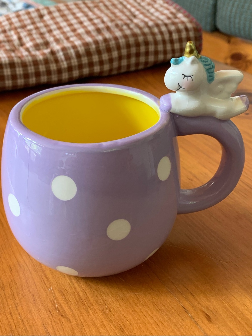 PICK ANY 3 ITEMS FOR $10 - Sass & Belle Purple Polka Dot Unicorn Mug